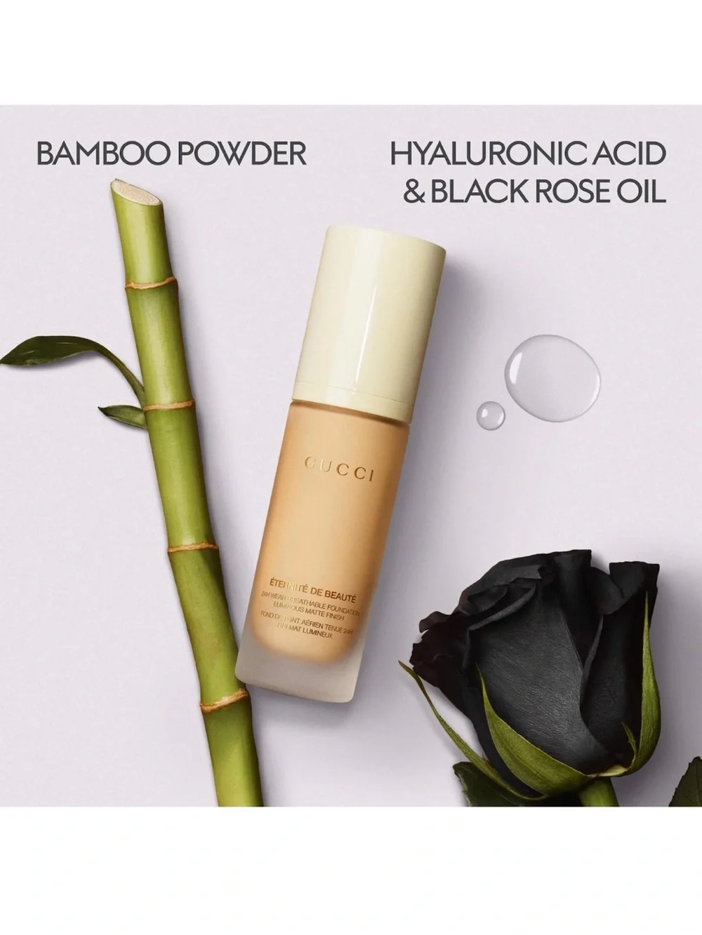 Gucci 24 Hour Full Coverage Luminous Matte Finish Foundation in 210N